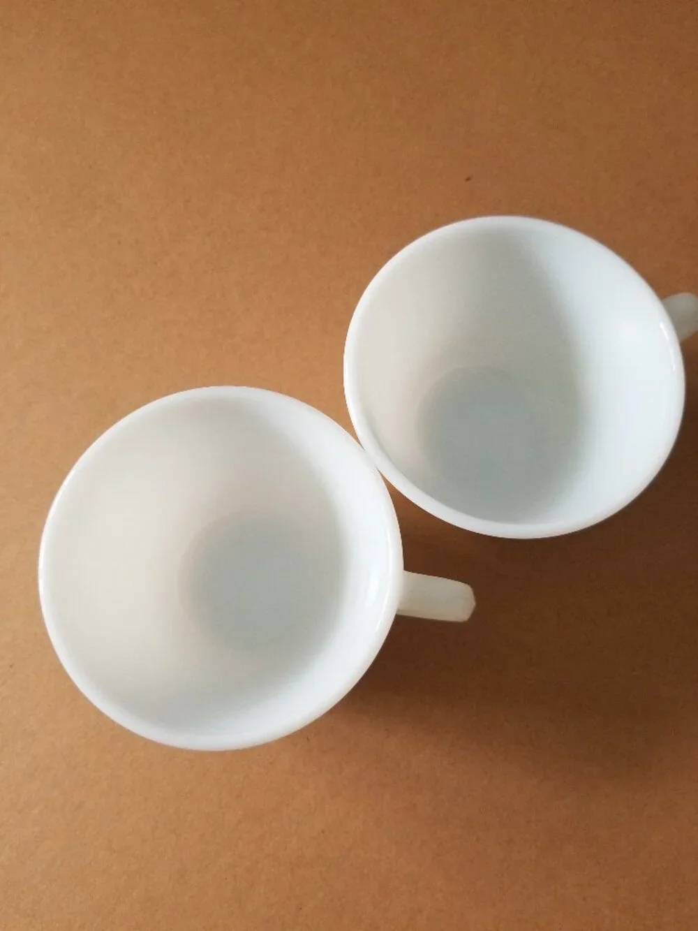 Vintage Pyrex Coffee‎ Cup Milk Glass MCM Set of 2